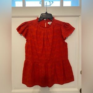 Peplum style islet top